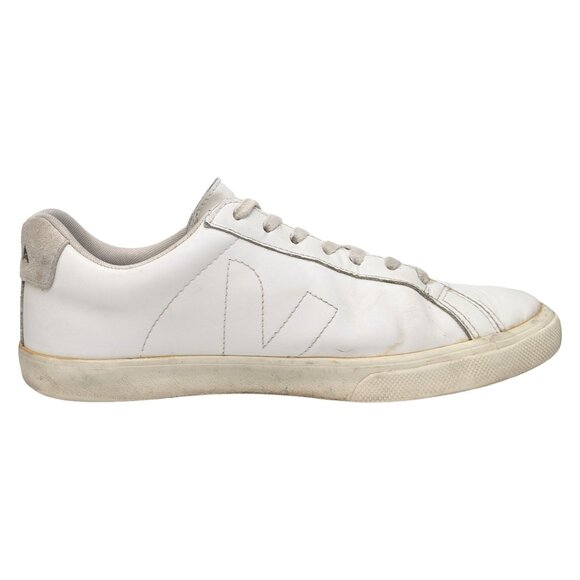Veja Esplar Sneakers Womens White Leather Lace Up Shoes Size 9 - Picture 3 of 12